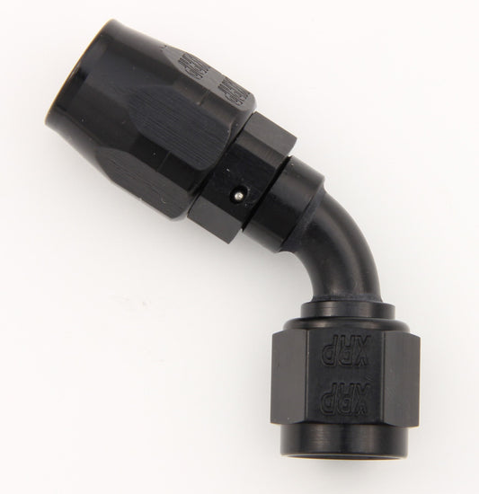 #10 60 Deg Dbl Swivel Hose End Black