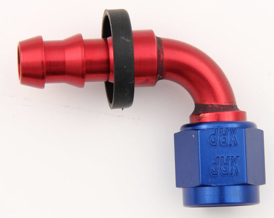 #12 90 Deg Push-On Hose End